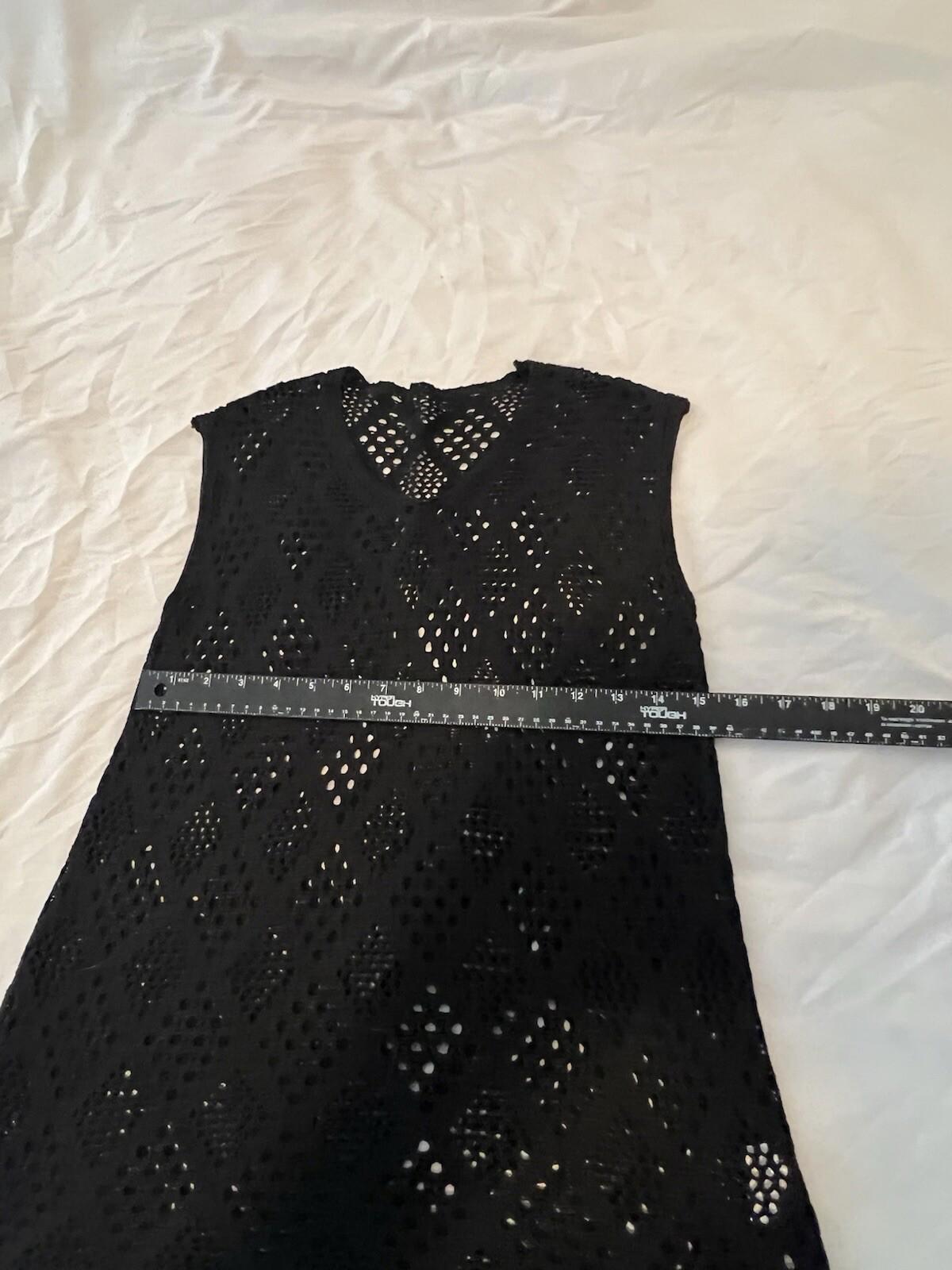 Bathing Suit cover up Black Size Xs 131