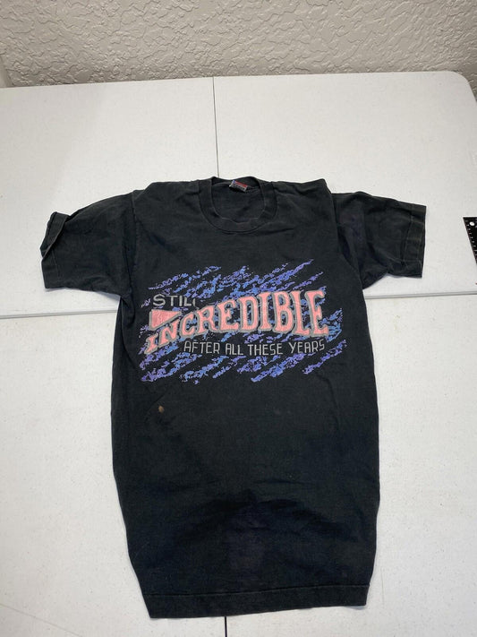 Vintage 80’s Still Incredible After All These Years Black T-Shirt Size L       J