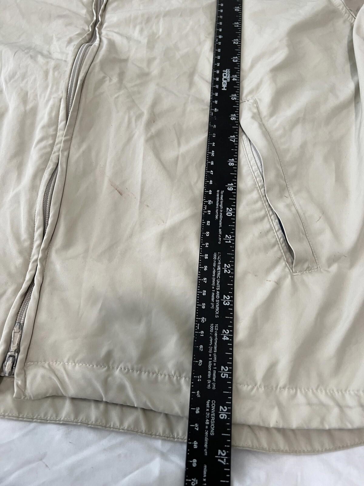 Polo Ralph Lauren Jacket Mens Size Large Tan Full Zip Windbreaker Golf 5d