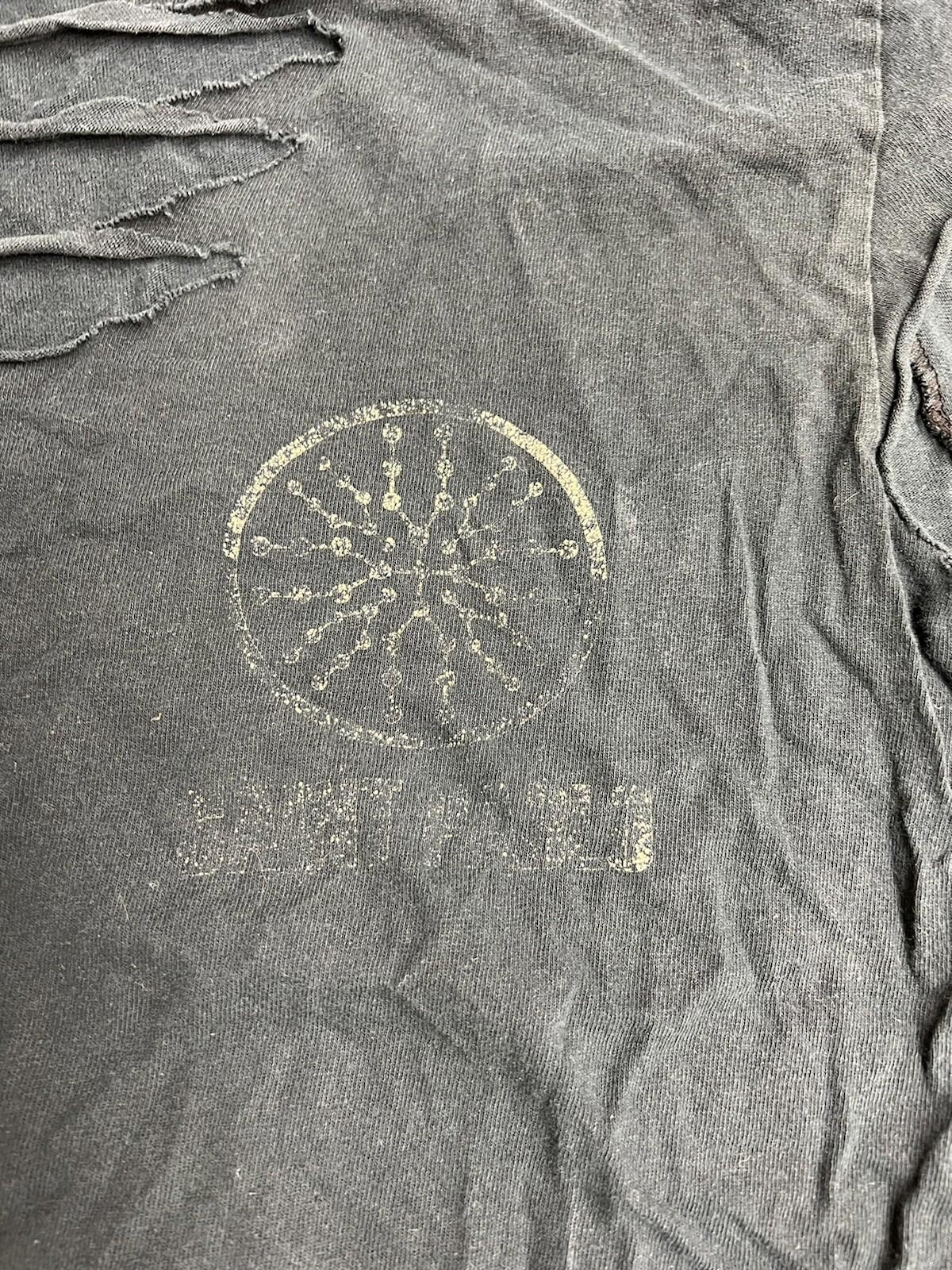 Kanye West Womens Distressed Authentic Saint Pablo Tour shirt Black Size Xl  118