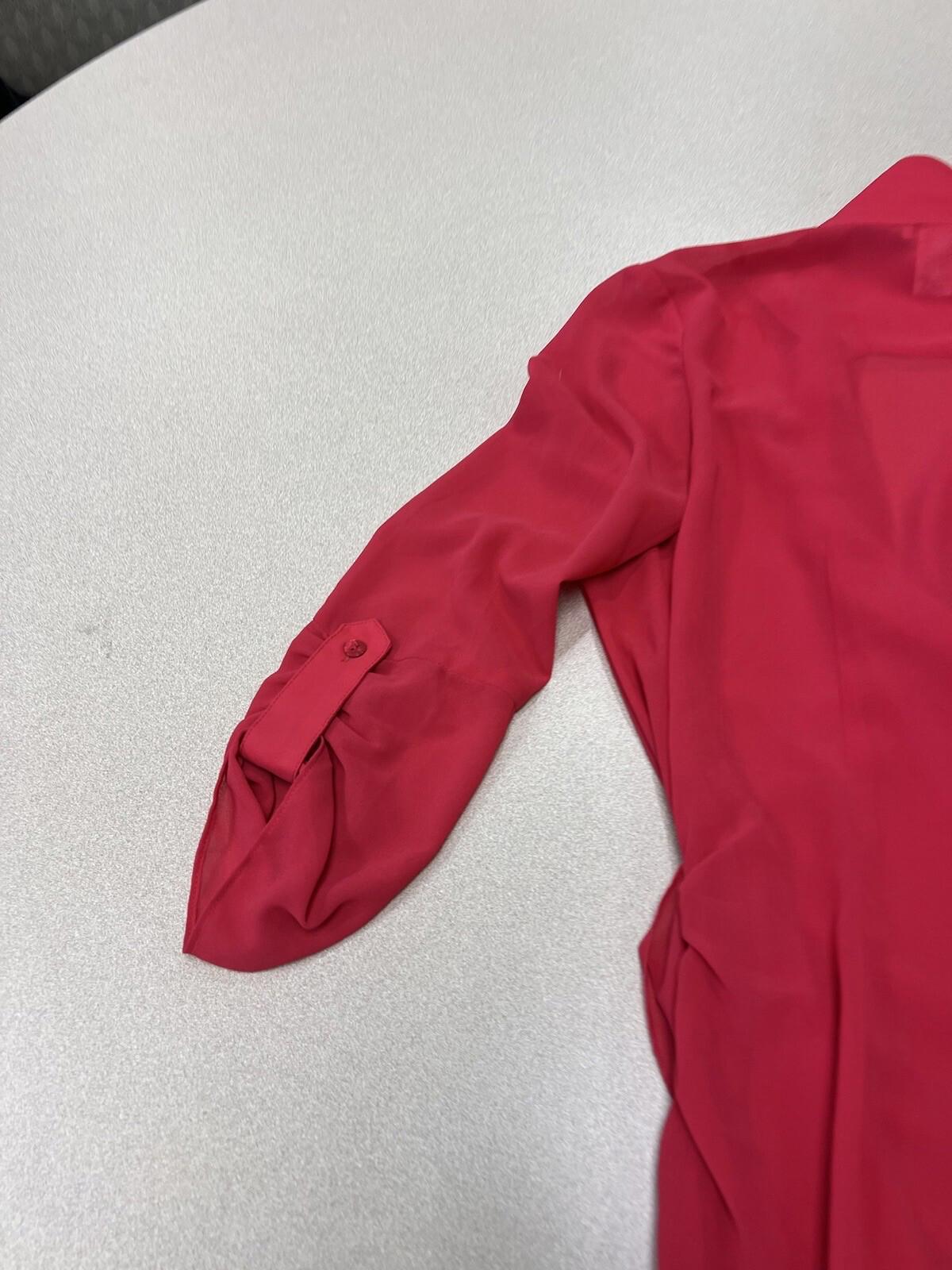 CACHE Size 6 Red Tiered Dress Cocktail Dress Nwt 324
