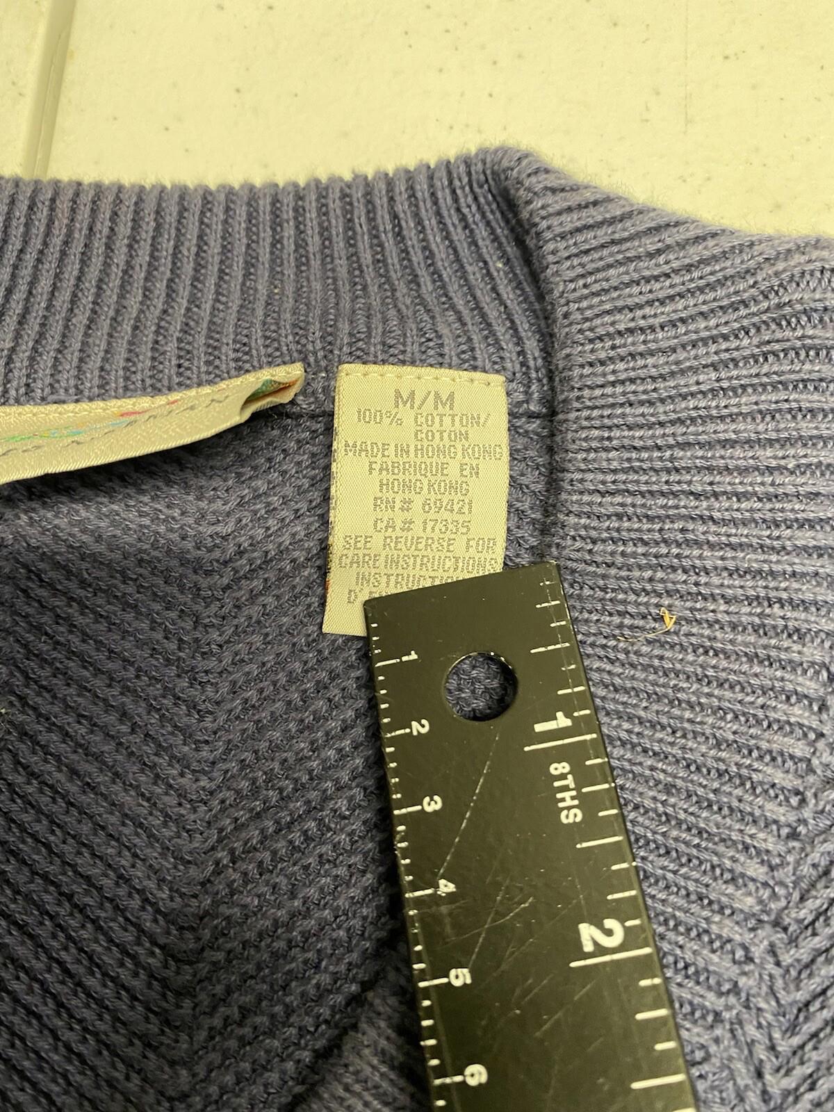 Vintage 90s Mens Greg Norman Pebble Beach Golf Links Crewneck Sweater Medium 2f