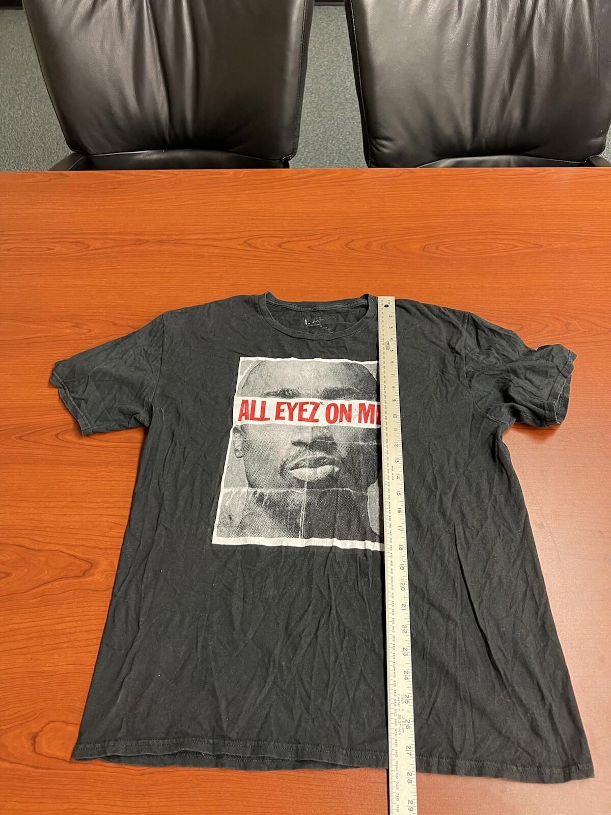 2pac Tupac Shakur All Eyez On Me T-shirt Men XL Black 2xx