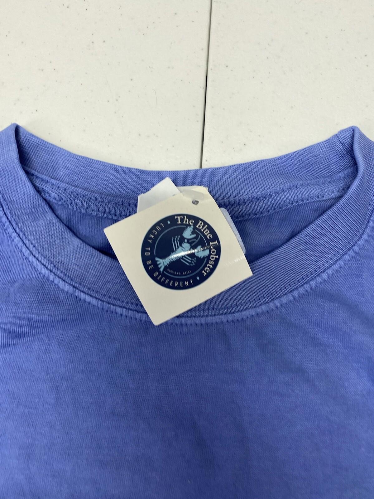 Men’s Double Sided Funny T Shirt Portland, Maine Size Xl Blue Nwt    E