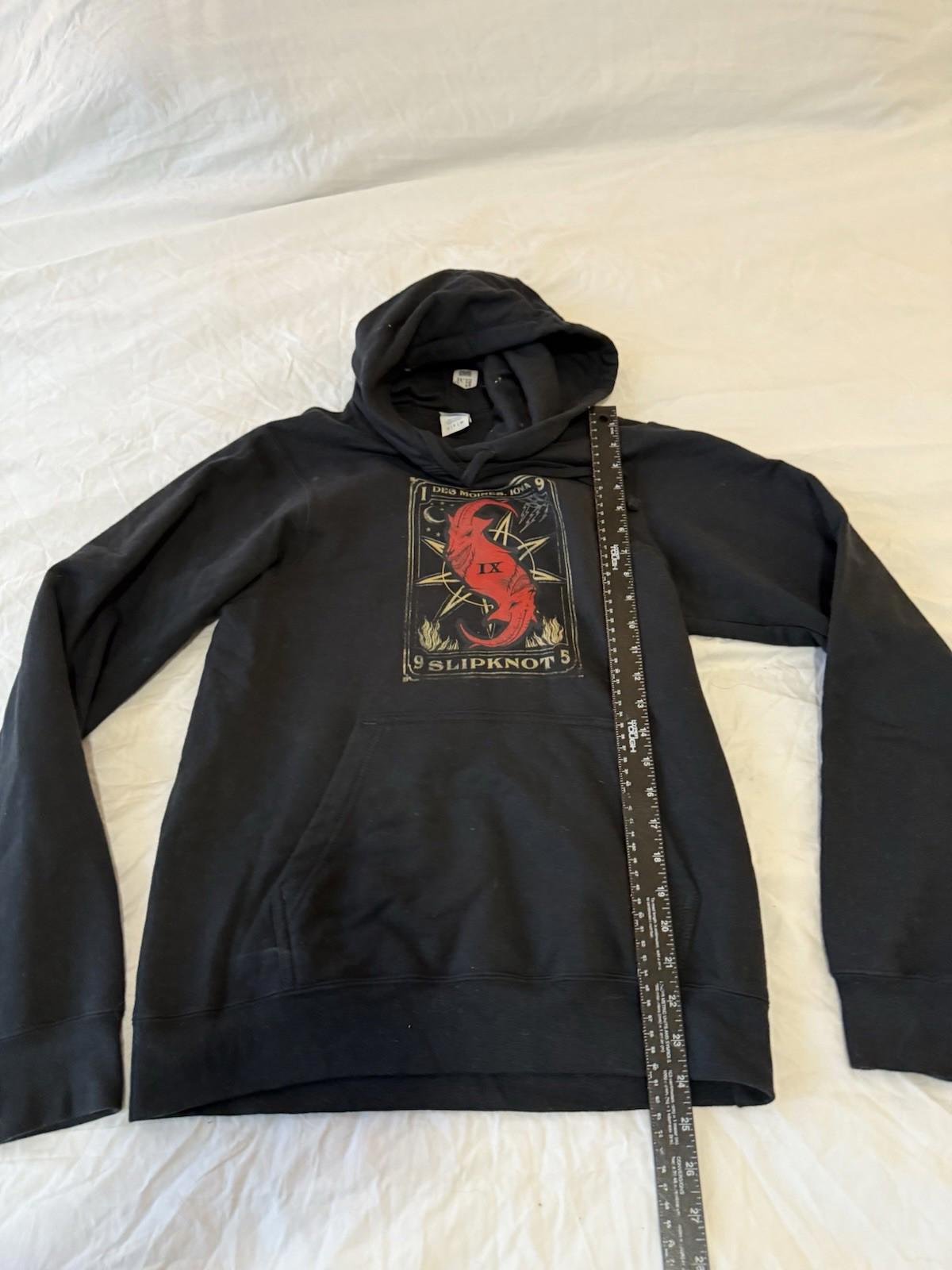 Vintage Slipknot band hoodie y2k size Large Black 153