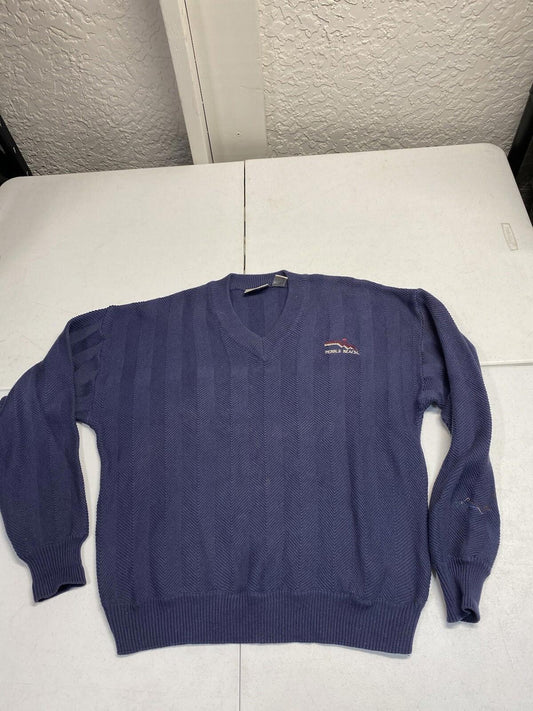 Vintage 90s Mens Greg Norman Pebble Beach Golf Links Crewneck Sweater Medium 2f