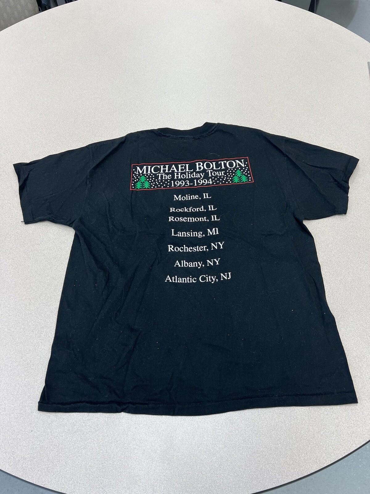Vintage 90’s  Michael Bolton Music Timeless Concert Tour Tee T Shirt XL 306