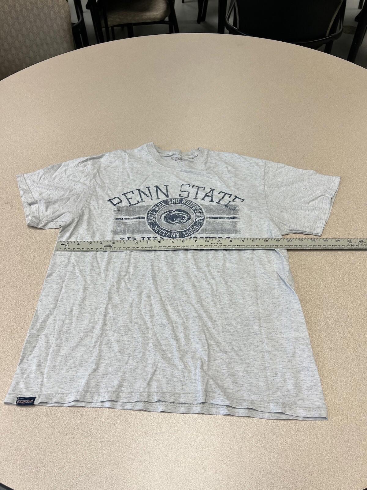 Vintage Y2K  Penn State Grey Shirt Size Large PSU 323