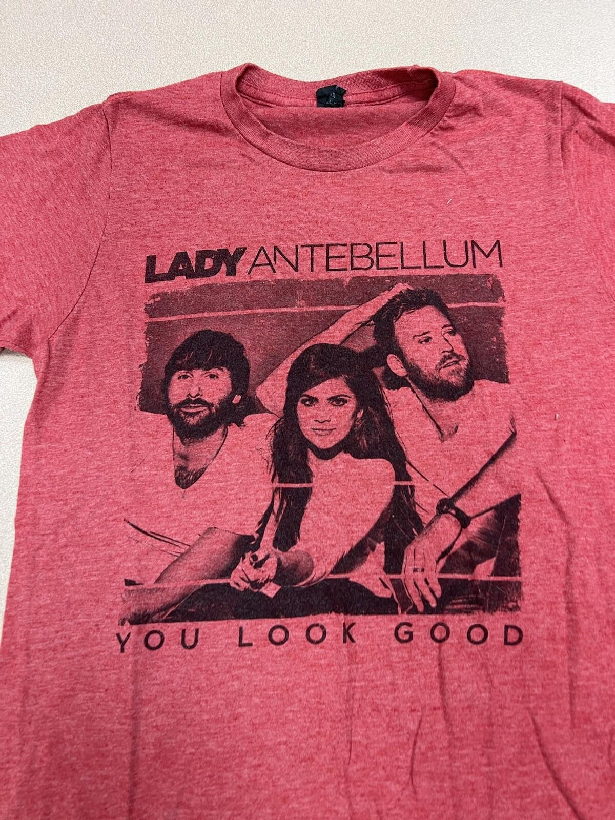Lady Antebellum You Look Good Tour 2017 Mens T-Shirt Red Size S  5R