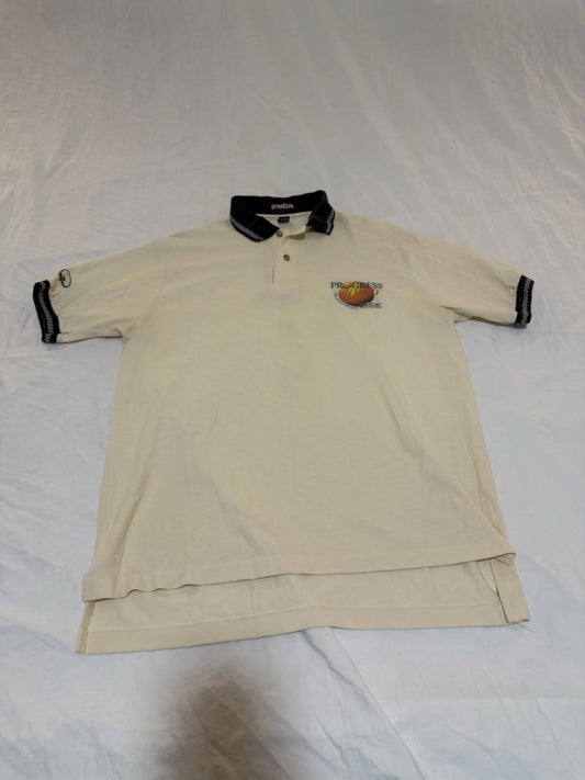 Rare Vintage 1990s Prozac Drug Polo  Shirt Size Large 130