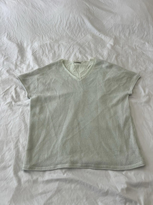Hemisphere Womens Thin Top Cashmere Silk Green Size 42  142