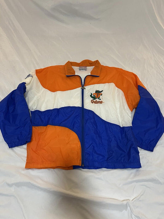 Vintage Apex One Florida Gators Zip Windbreaker Jacket 90's XL WAVE 358