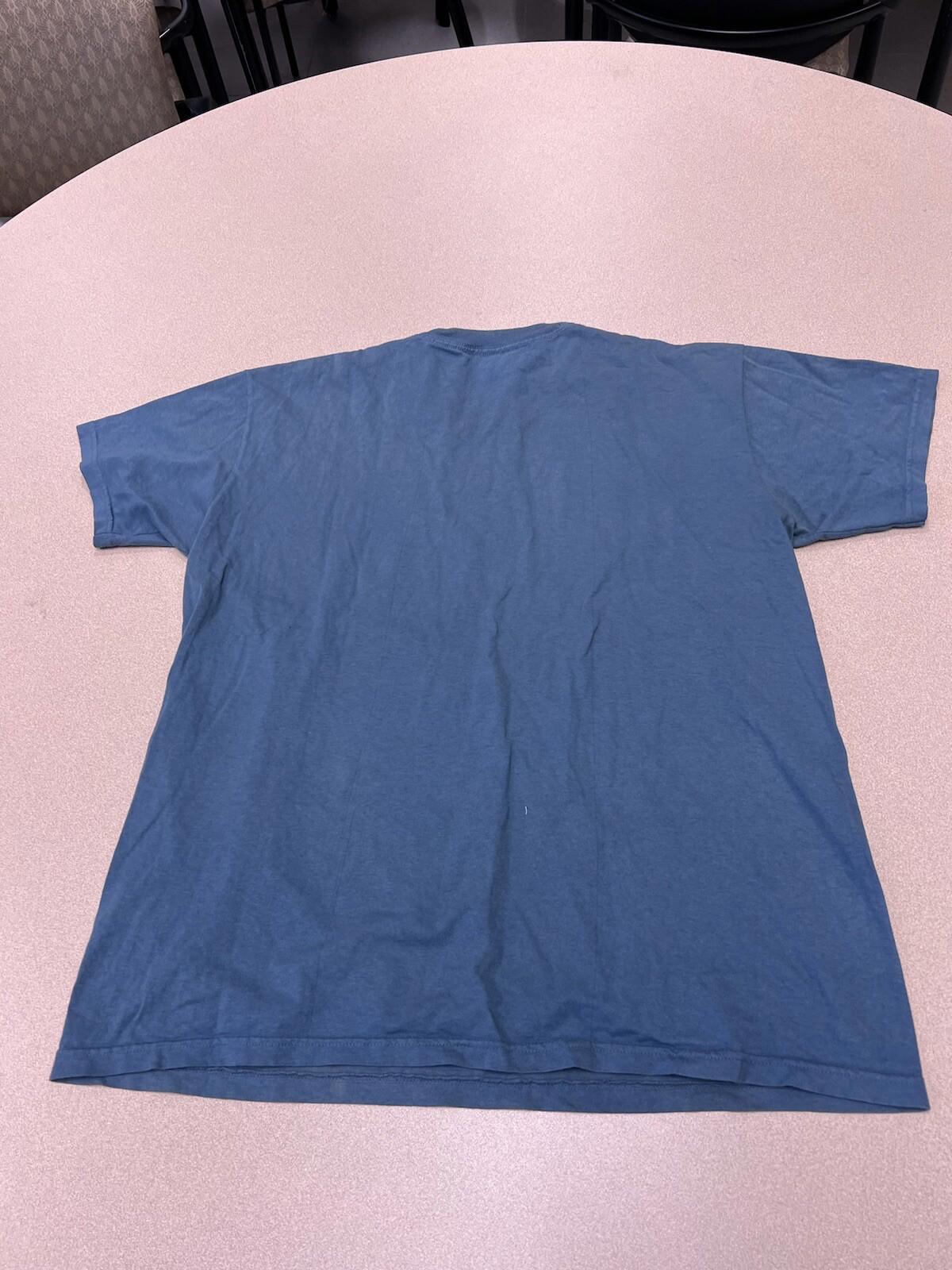 Vintage 90’s The Mountain Security Fighting shirt Men’s  Size Large Blue 319