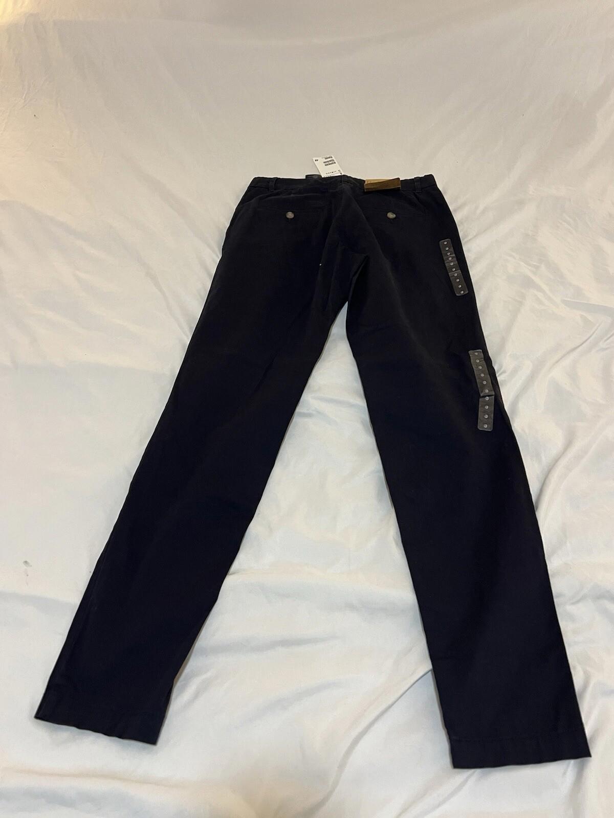 H&M Pants Womens 6 Black HIgh Rise Tapered Pockets Career NWT 365