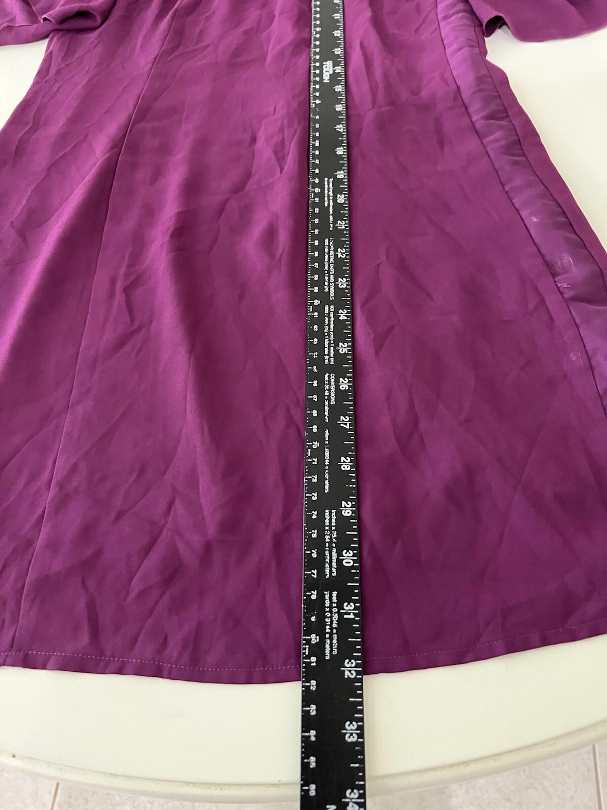 Venus Open Shoulder Dress Size 2 Purple 237