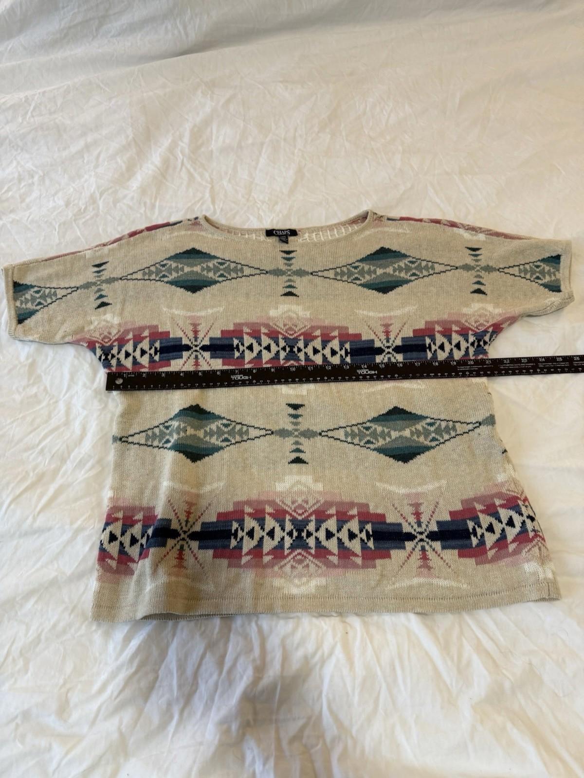 Vintage Ralph Lauren Sweater Women Southwest Aztec Native American Large 153