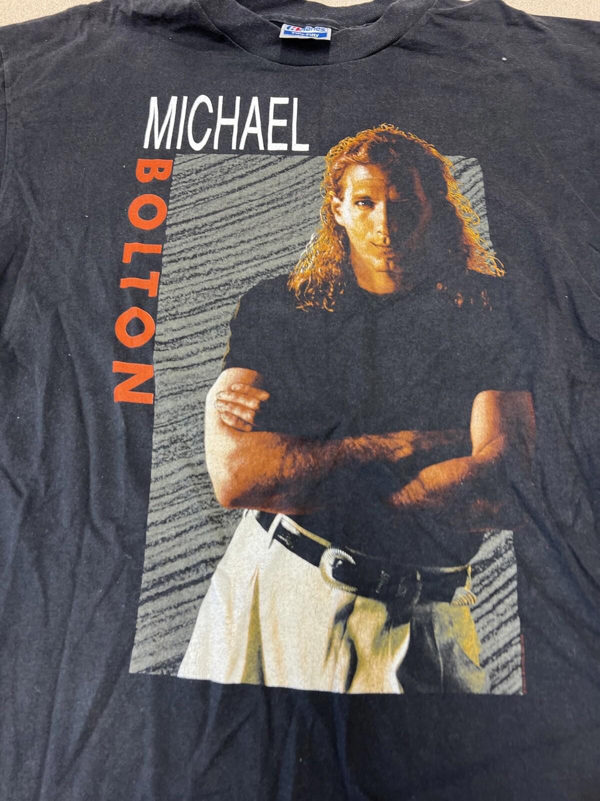 Vintage Michael Bolton Time, Love & Tenderness 1990 T-Shirt XL 306