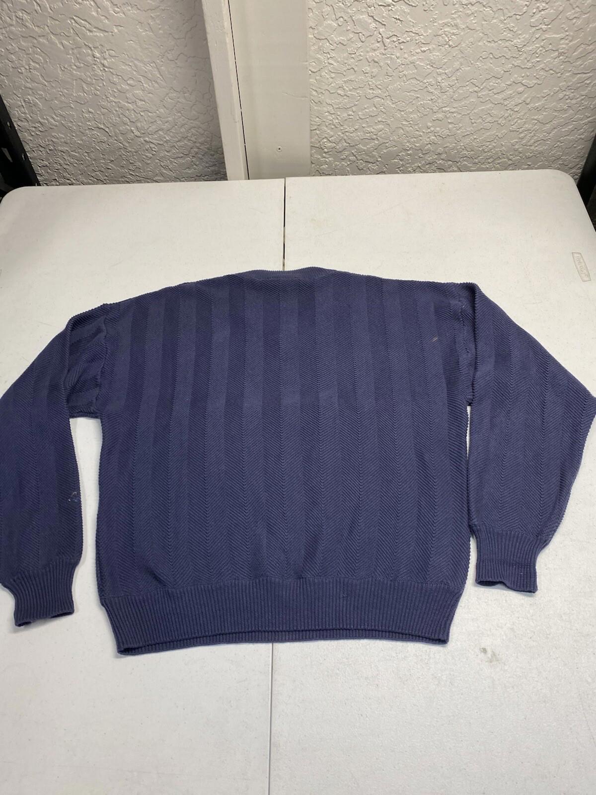 Vintage 90s Mens Greg Norman Pebble Beach Golf Links Crewneck Sweater Medium 2f