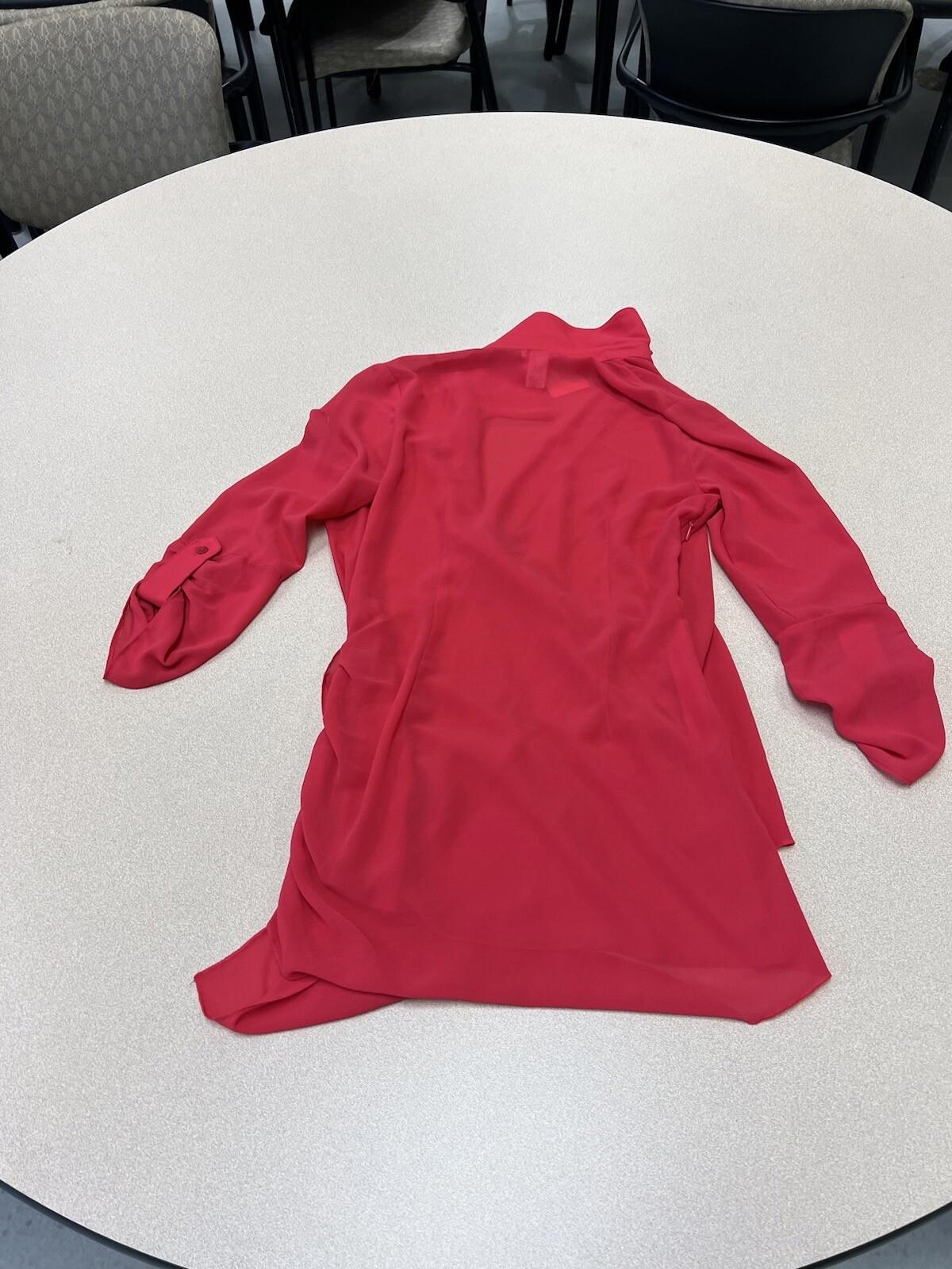 CACHE Size 6 Red Tiered Dress Cocktail Dress Nwt 324