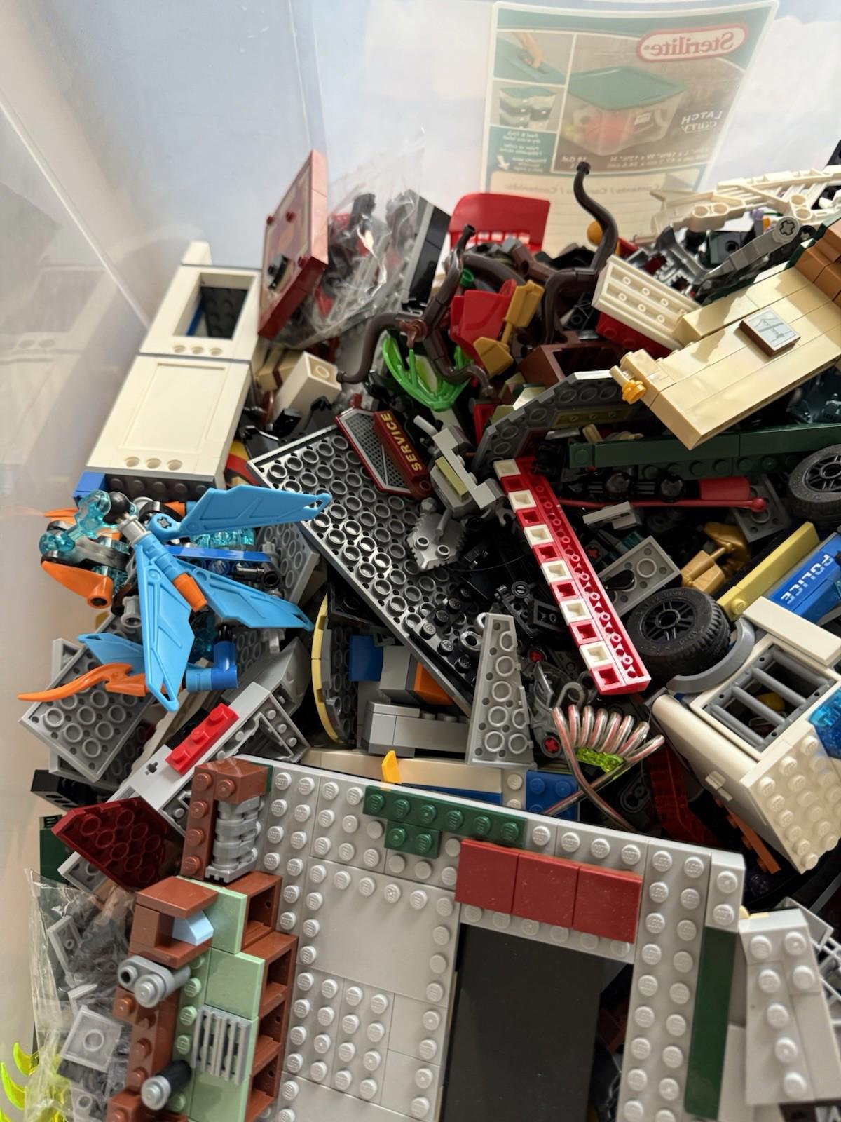 LEGO 20 LBs Pounds Random Pieces Building Plates Blocks Bricks Parts Bulk Lot