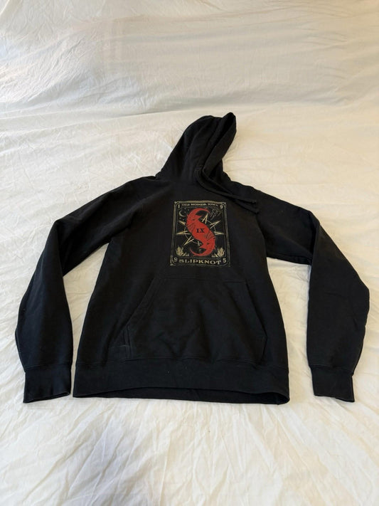 Vintage Slipknot band hoodie y2k size Large Black 153