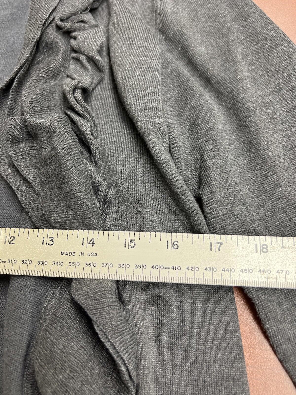 NEW By Design Size Xs Gray Open Cardigan Jacket Knit Sweater 118