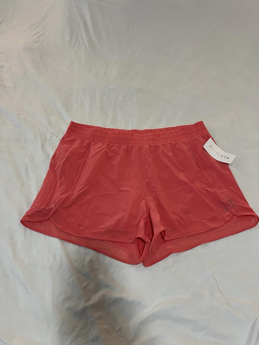 Athleta Mesh Racer Run Short 4" Womens Running Shorts Size 2x NWT Coral Pink 147