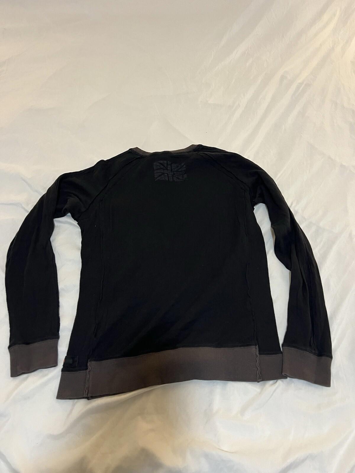 Hugo Boss Mens Black Long Sleeve Crew Neck Pullover Sweater Size Small 362