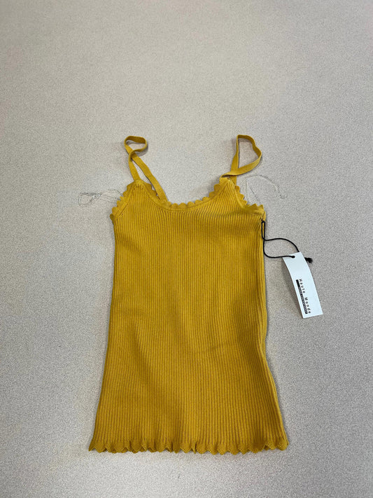 Haute Monde Tank Top Women's Medium Yellow NWT 291