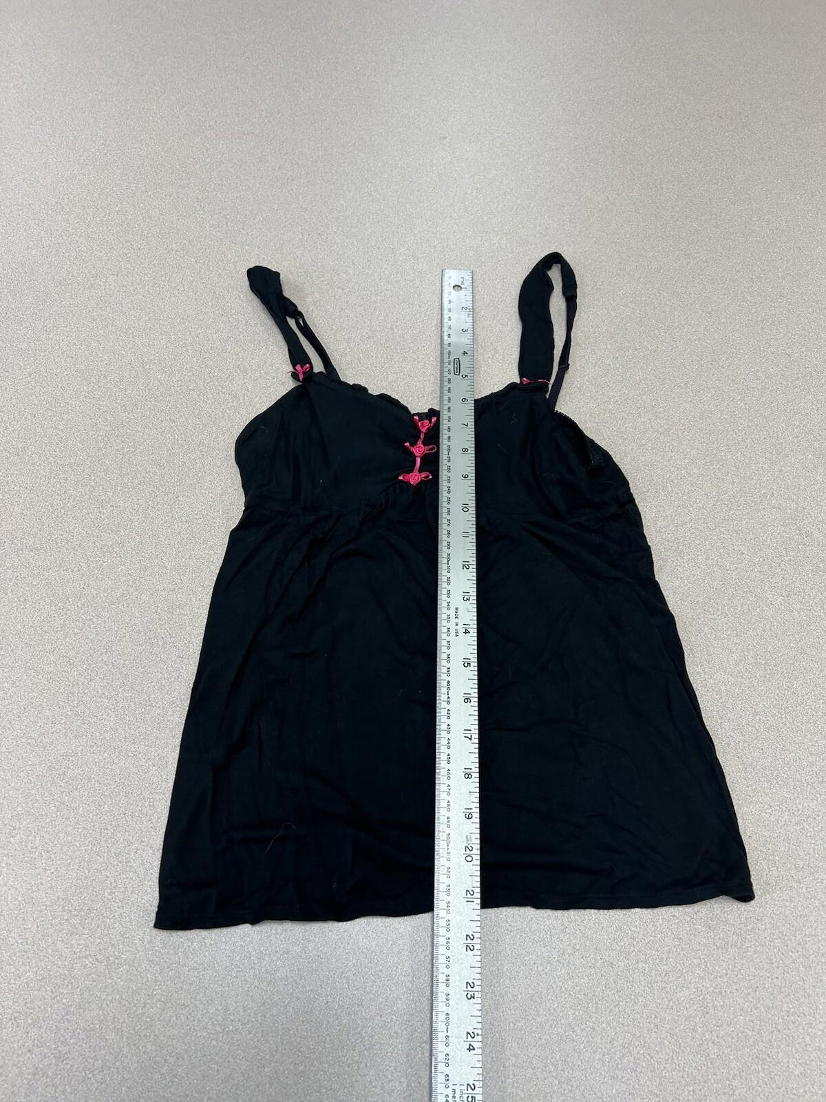 Vintage Black Lace Camisole Size Small Y2k 311