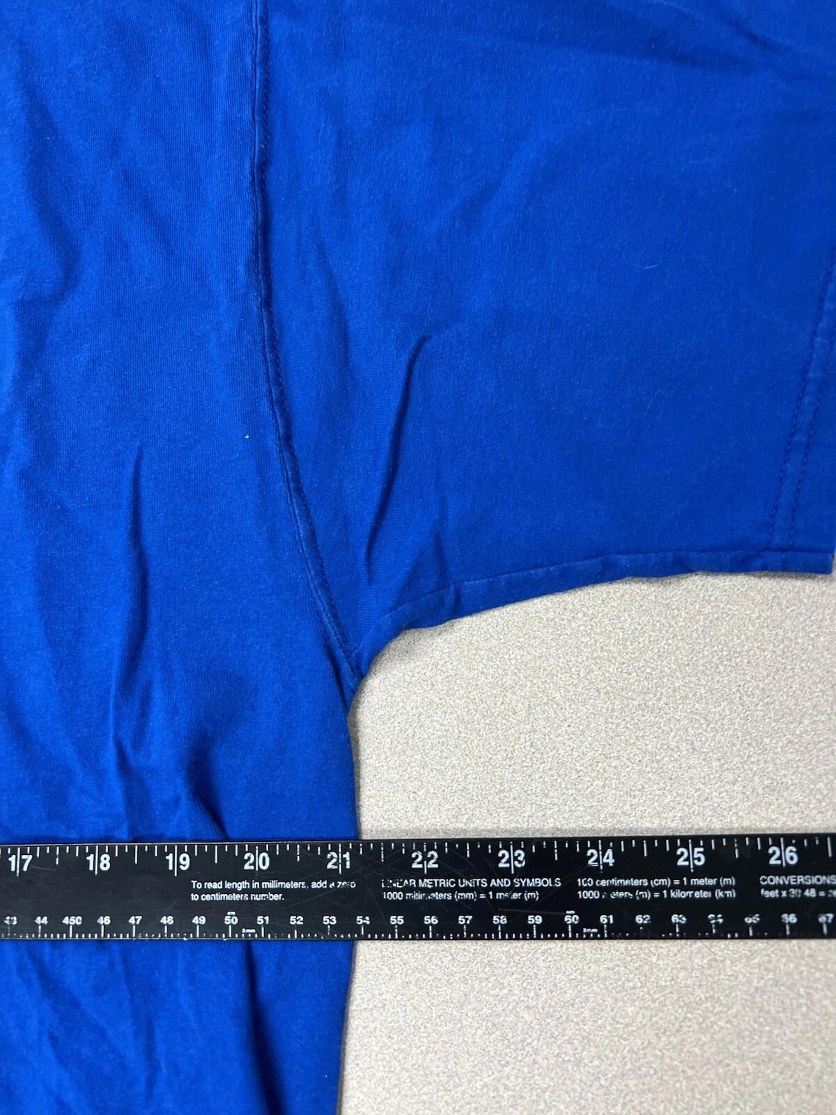 Anchorman Graphic T Shirt Blue Size XL Will Ferrell Ron Burgundy 254