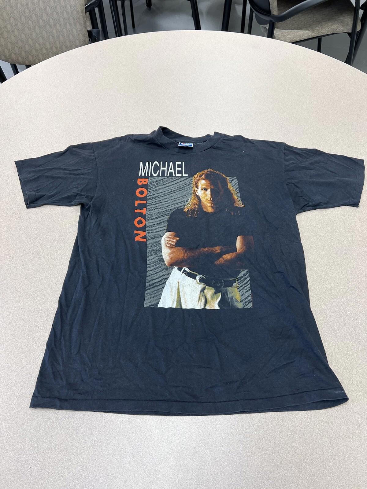 Vintage Michael Bolton Time, Love & Tenderness 1990 T-Shirt XL 306
