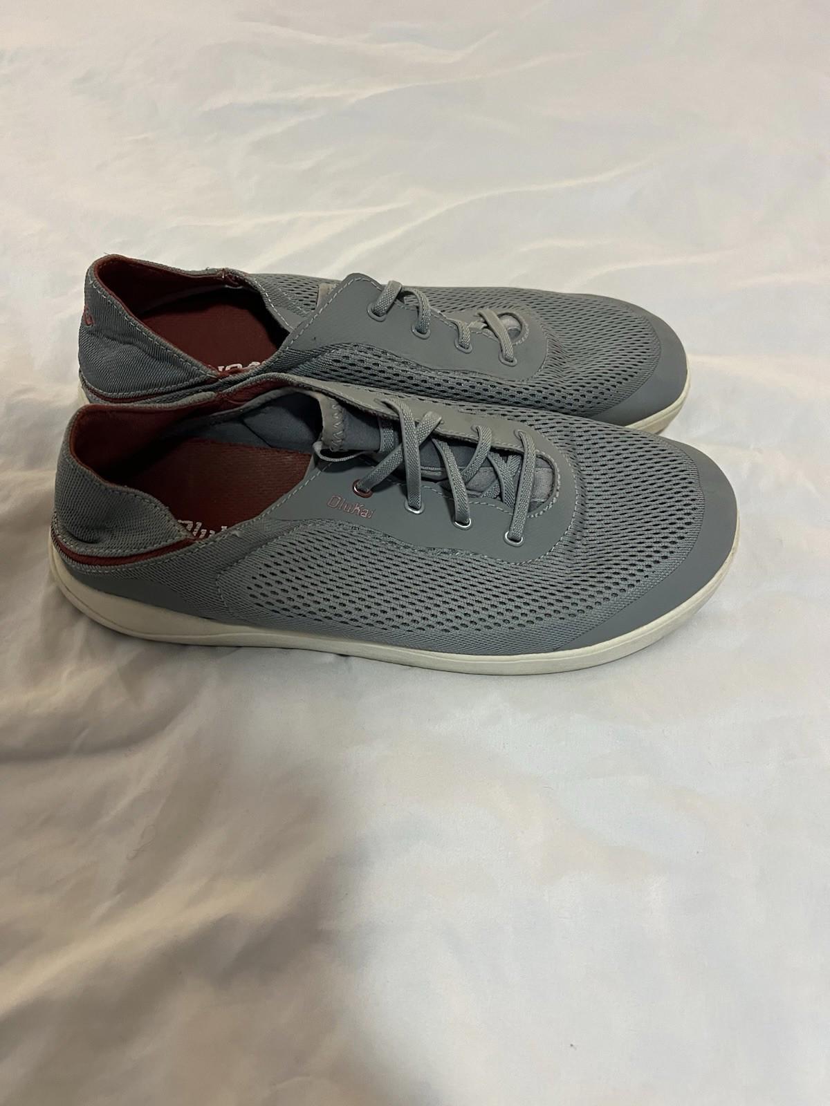 Olukai Moku Pae Men's Boat Shoes, Island Salt/Koi Men’s 10.5 147