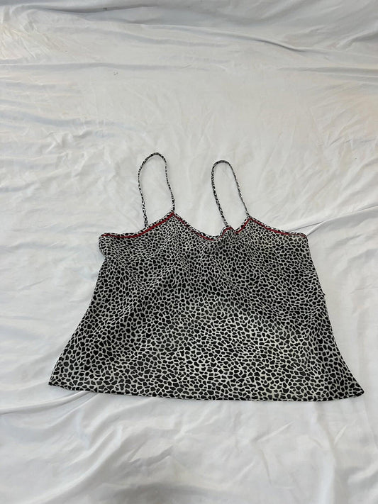 Vintage Y2K Women’s Private Property Top Size Large Animal Print 114