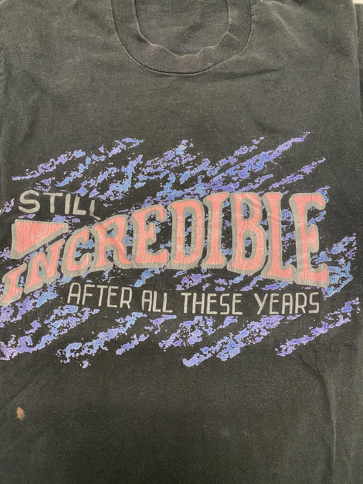 Vintage 80’s Still Incredible After All These Years Black T-Shirt Size L       J