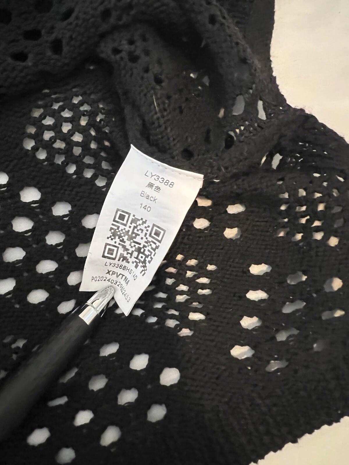 Bathing Suit cover up Black Size Xs 131